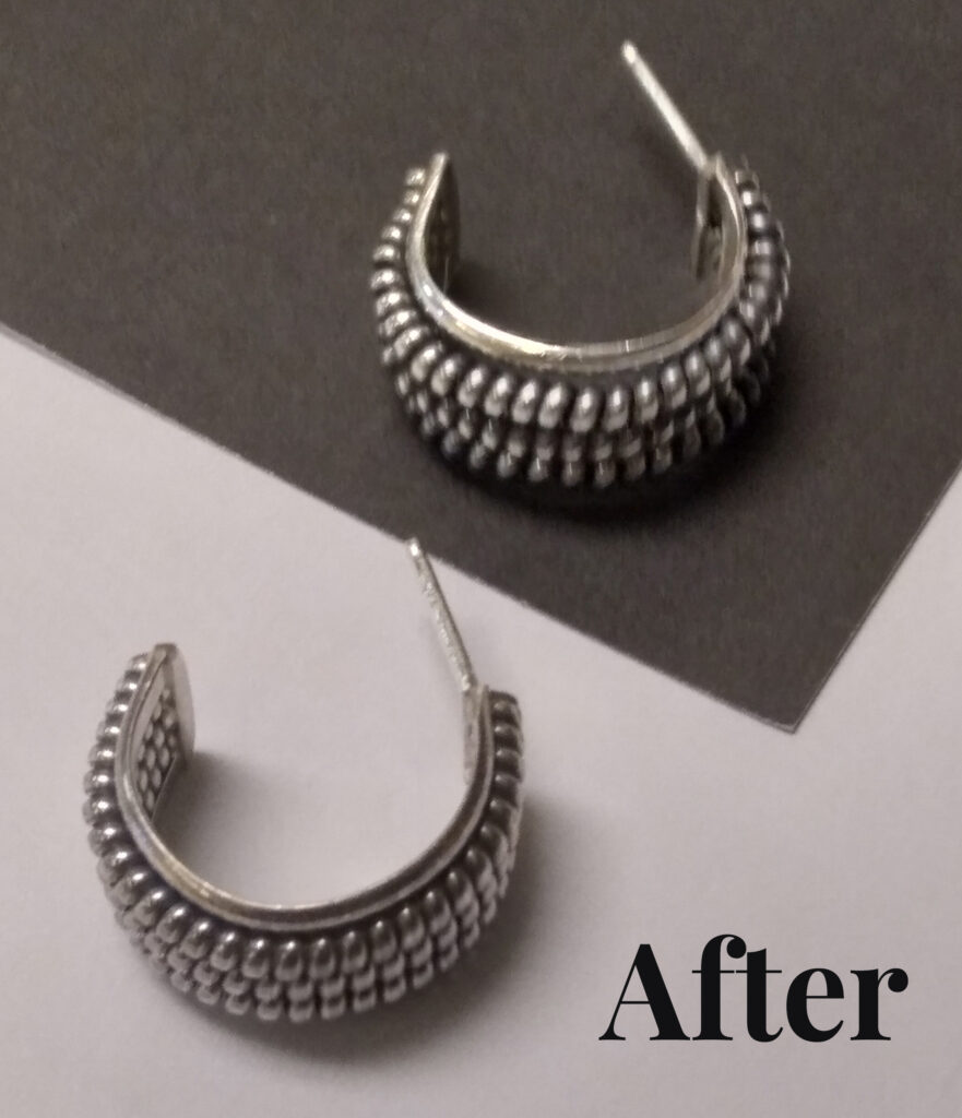 Earring Repairs Before and After Photo