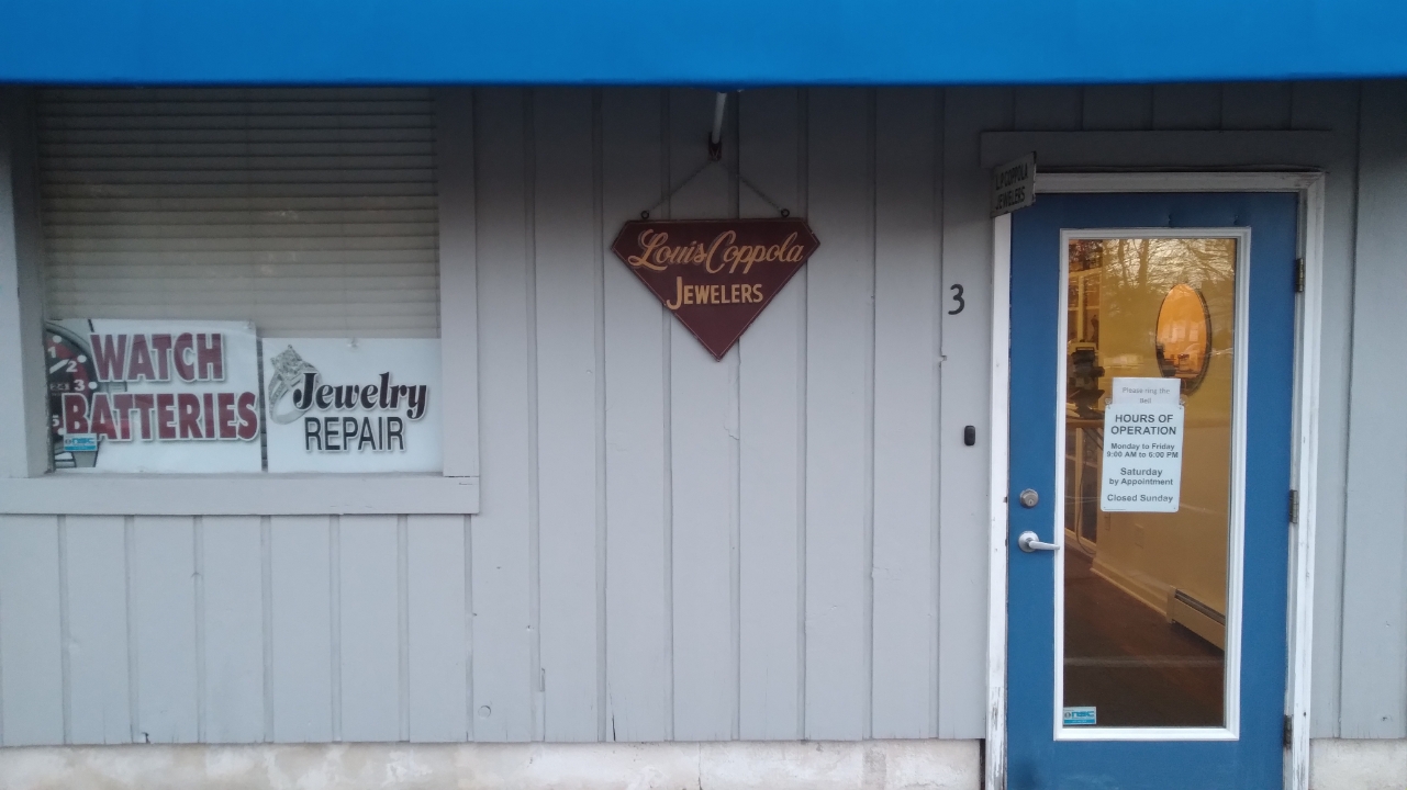 Jewelry store front door