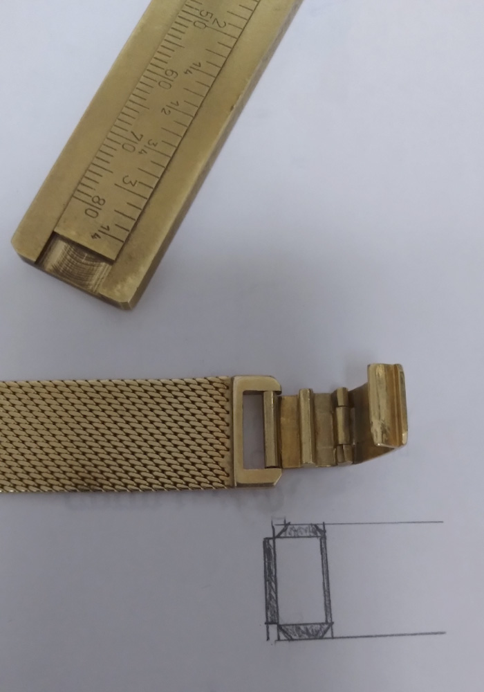 bracelet extension in process
