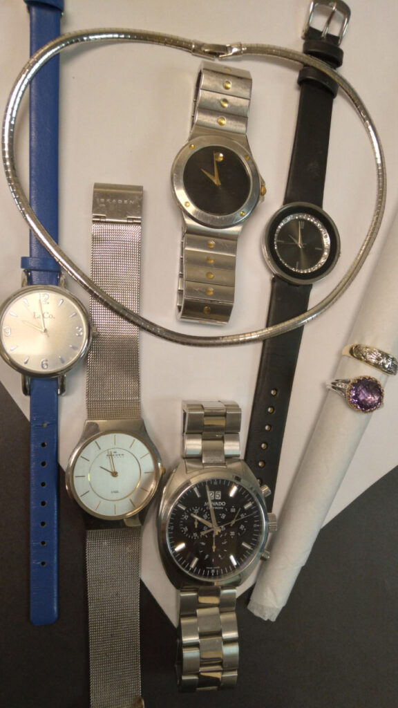 watches necklaces and ring repairs